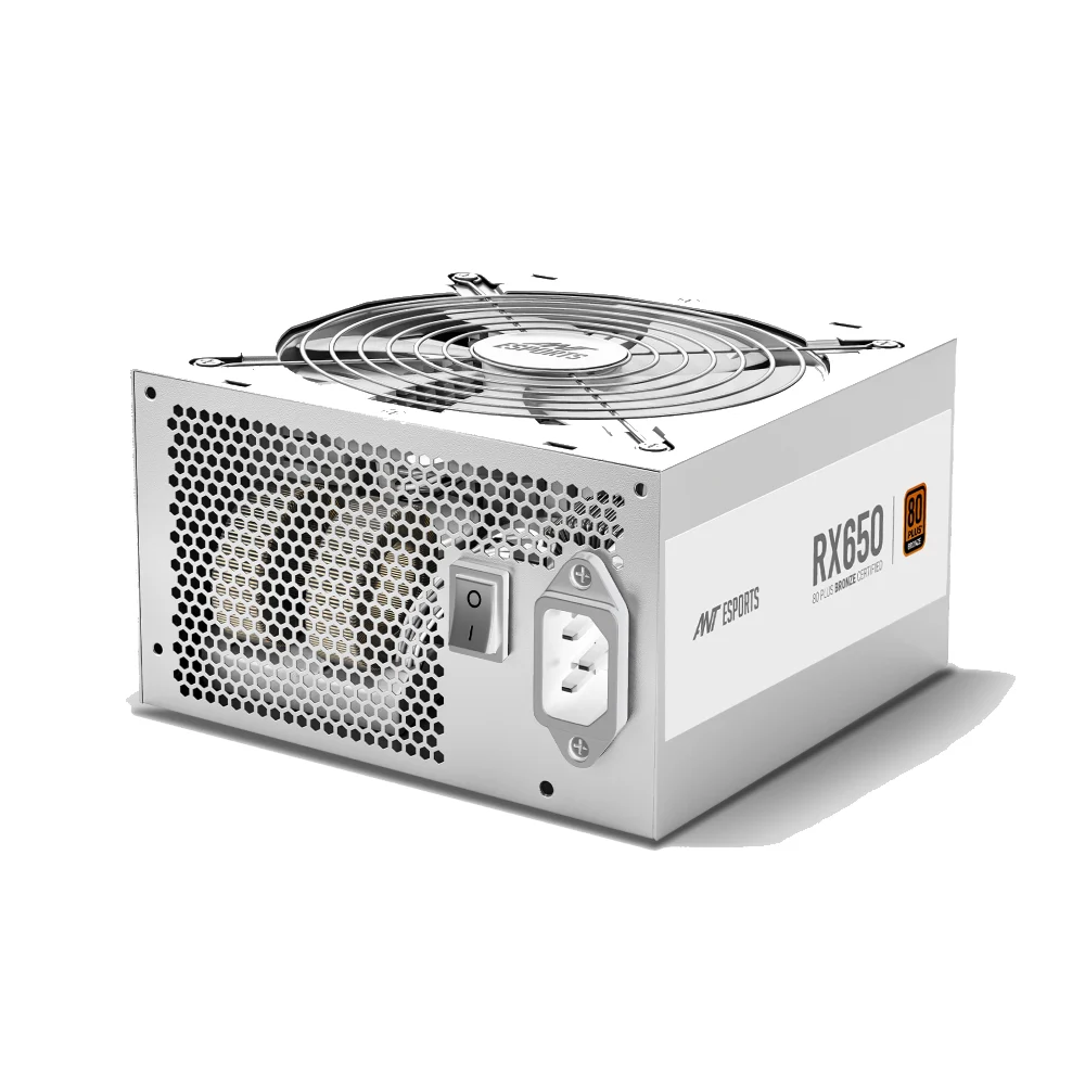 Ant Esports RX550 550w 80 Plus Bronze Gaming Power Supply White view 2